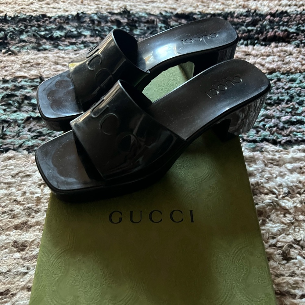 Gucci Black Women's Mules - Picture 10 of 11